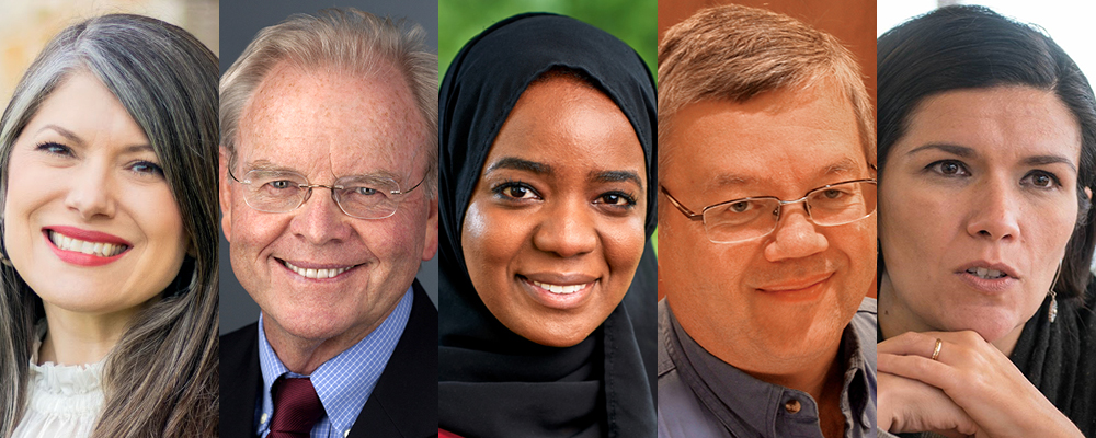 Left to right: Christina Holt, Steve Fawcett, Ruaa Hassaballa, Dan Partridge, and Sonia Jordan.